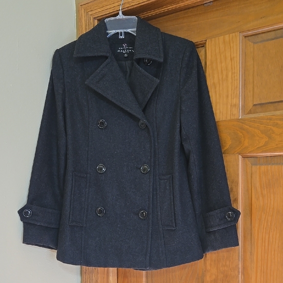 Gallery Collection Women's Dark Gray Peacoat - Picture 1 of 6